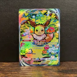Pokemon TCG Pocket Eevee ex Immersive Holographic SIR - Fan Art - Image 1