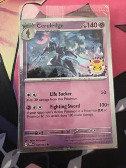 Ceruledge - (Pokemon Day 2024) (Cosmos Holo) 040/091 Miscellaneous Cards &... - Image 1