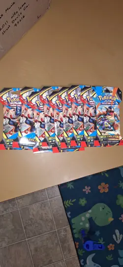 Pokemon Mega Evolution Booster Packs Lot of 9 Sealed Packs - Image 1