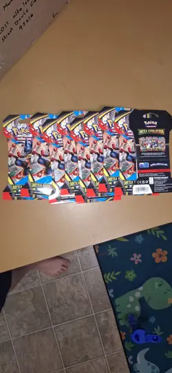 Pokemon Mega Evolution Booster Packs Lot of 9 Sealed Packs - Image 2