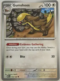 Gumshoos - 110/132 - ME01: Mega Evolution - Uncommon - Pokemon TCG - NM - Image 1
