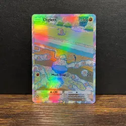 Pokemon TCG Pocket Diglett Holographic SIR - Fan Art - Image 1