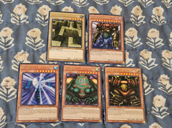 Gate Guardian + Suijin + Kazejin + Sanga of the Thunder + Labyrinth Wall Yugioh - Image 1