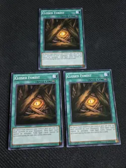 3x Closed Forest x3 BP03-EN171 Common 1st Edition NM Playset Yugioh - Image 1