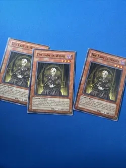 3x YUGIOH TCG THE LADY IN WIGHT LODT-EN038 COMMON 1ST EDITION Lp - Image 1