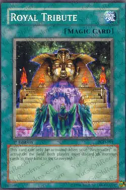 Royal Tribute - PGD-091 - Common - Unlimited Edition LP Yugioh Pharaonic Guardia - Image 1