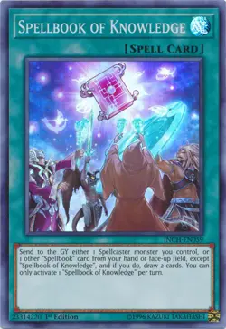 Spellbook of Knowledge - INCH-EN059 - Super Rare - 1st Edition LP Yugioh The Inf - Image 1