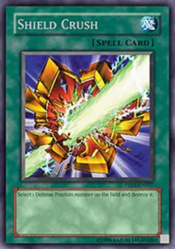 Shield Crush - PP01-EN007 - Secret Rare - Unlimited Edition LP Yugioh Premium Pa - Image 1