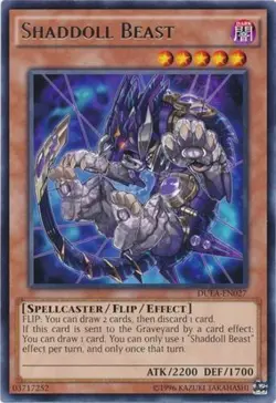 Shaddoll Beast - DUEA-EN027 - Rare - Unlimited Edition PL/MP Yugioh Duelist Alli - Image 1