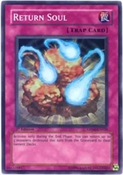 Return Soul - DP04-EN028 - Super Rare - 1st Edition LP Yugioh Duelist Pack 4 Zan - Image 1