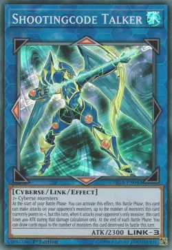 Shootingcode Talker - FIGA-EN044 - Super Rare - 1st Edition NM Yugioh Fist of th - Image 1