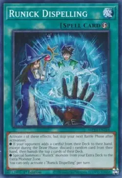 Runick Dispelling - MP23-EN244 - Common - 1st Edition NM Yugioh 25th Anniversary - Image 1