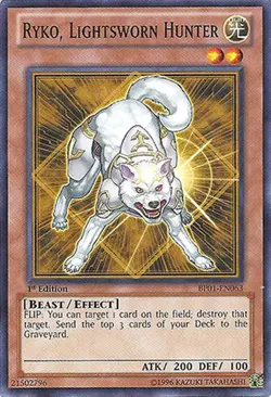 Ryko, Lightsworn Hunter - BP01-EN063 - Starfoil Rare - 1st Edition NM Yugioh Bat - Image 1