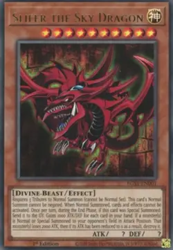 Slifer the Sky Dragon - EGS1-EN001 - Ultra Rare - 1st Edition LP Yugioh Egyptian - Image 1