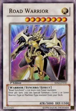 Road Warrior - 5DS2-EN041 - Ultra Rare - 1st Edition PL/MP Yugioh Starter Deck C - Image 1
