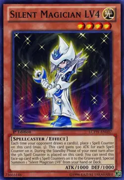Silent Magician LV4 - LCYW-EN037 - Common - 1st Edition NM Yugioh Legendary Coll - Image 1