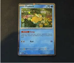 MULTIPLES AVAILABLE ✅ "Busted " Psyduck Mega Evolutions #007 promo card IN HAND - Image 1