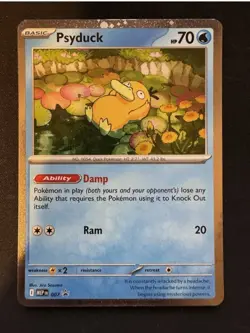 MULTIPLES AVAILABLE ✅ "Busted " Psyduck Mega Evolutions #007 promo card IN HAND - Image 2