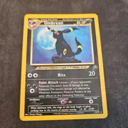 Pokemon TCG Umbreon Neo Discovery Holo Rare Card 13/75 - Image 1