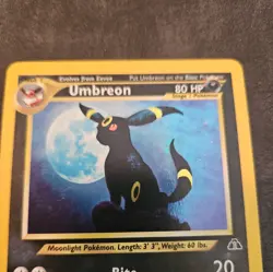 Pokemon TCG Umbreon Neo Discovery Holo Rare Card 13/75 - Image 2