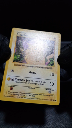 Pikachu - 58/102 - Base Set - Shadowless Red Cheeks - Pokemon Card - Image 2