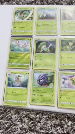 Pokemon Cards Random Set 24 Page 3x3 Binder Almost Full Of Pokemon Cards - Image 2