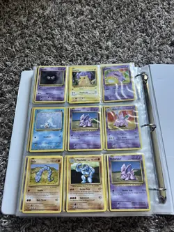 Pokemon Cards Random Set 24 Page 3x3 Binder Almost Full Of Pokemon Cards - Image 4