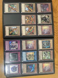 Konami Yu-Gi-Oh Binder Collection Vintage Cards Exodia Yugioh 175+ Cards Wow - Image 2