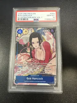 Boa Hancock Illustration Box Vol.1 ST17-004 One Piece Promo Cards Foil PSA 10 JL - Image 1
