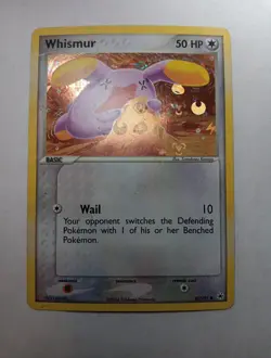 Whismur 82/101 VLP - EX Hidden Legends Pokemon Card - Tomokazu Komiya Art - Image 1