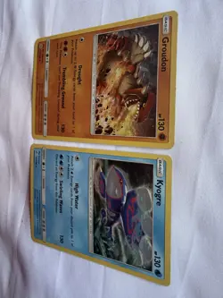 Pokemon Card Kyogre 53/236 Groudon 113/236 Cosmic Eclipse Cracked Ice Holo - Image 4
