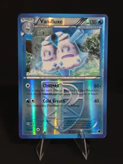 Pokemon 2013 Vanilluxe 29/116 Plasma Freeze REVERSE HOLO Card MP - Image 1