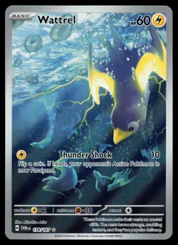 Wattrel 178/167 Twilight Masquerade Illustration Rare Holo Pokemon Card - Image 1