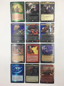 MTG Misprint/Miscut Card Lot - Magic The Gathering Crimped Card Lot - Image 1