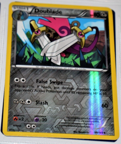 Reverse Holo Foil Doublade # 99/160 XY Primal Clash Set Pokemon Cards NM/MINT - Image 1