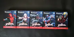 Magic the Gathering Marvel Spider-Man Welcome Deck Set of 5 Boxes MTG Cards SDCC - Image 1