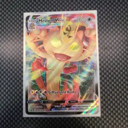 Meowth VMAX SWSH005 Pokemon TCG Card Full Art Promo - Image 1