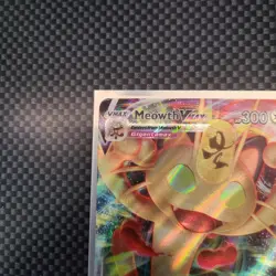 Meowth VMAX SWSH005 Pokemon TCG Card Full Art Promo - Image 2