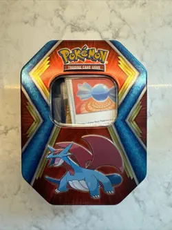 Pokemon Salamance Empty Tin With Bulk Card Lot NM/Mint + Unclaimed Code Cards! - Image 1