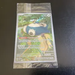 Pokemon TCG Snorlax Sealed 051 SV Scarlet & Violet Promo Card NM Condition - Image 1