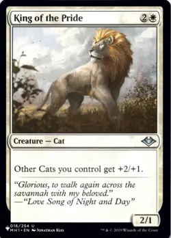 MTG King of the Pride Normal NM The List Reprints Magic 016/254 - Image 1