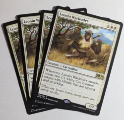 Leonin Warleader x1 M19 Core Set 2019 Magic the Gathering MTG LP/NM - Image 3