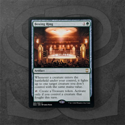 Boxing Ring • Rare Artifact • Commander: Streets of New Capenna • MTG NCC - Image 1