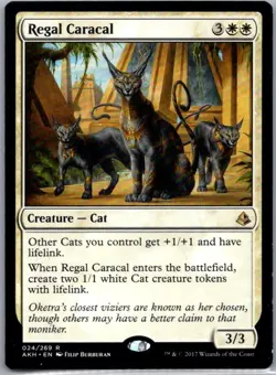 #24 Regal Caracal Amonkhet Rare - Image 1