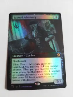 Tainted Adversary (Extended Art) Innistrad: Midnight Hunt Foil - Image 1