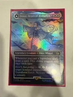 MTG Venat Heart Of Hydaelyn (Borderless Foil) Final Fantasy 0329 FFXIV FF14 NM - Image 1