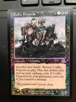 Coffin Puppets Foil X1 Prophecy NM Condition See Pics - Image 1
