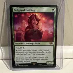Delighted Halfling Magic the Gathering Lord of the Rings Tales of Middle-Earth - Image 1
