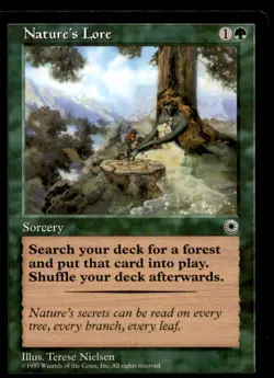 MTG Nature's Lore LP Light Play Portal [3555] - Image 1