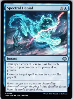 Spectral Denial U Tarkir: Dragonstorm # 58 NM Foil - Image 1